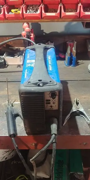 my welding machine with clamps