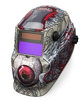 welding helmet with bluetooth speakers